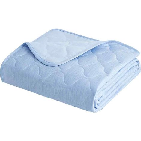 Syligr Couette d'été légère en coton pour lit queen size, douce et respirante, couvre-lit lavable et matelassé (1/5)