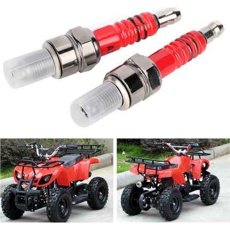 2 Stück Zündkerzen A7TC A7TJC 3-Elektroden-Zündkerzen passend für Roller, ATVs und Quads GY6 50cc 125cc (1/5)
