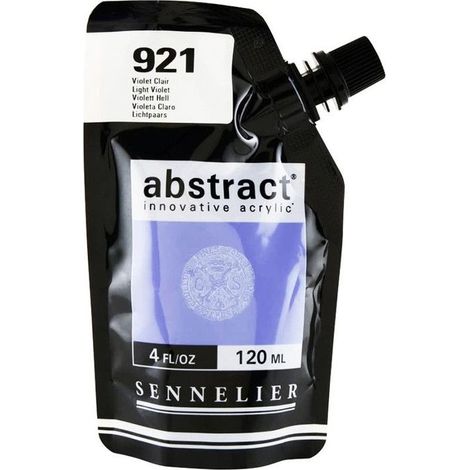 Peinture Acrylique - Sennelier - Abstract - 120ml - Satiné - Violet Clair (1/3)