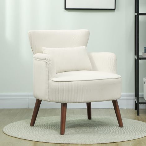 poltrona soggiorno 69 cm comfort imbottita gambe legno OKMYHOME (1/4)