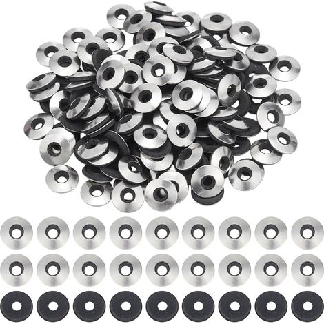 140 paquet de Rondelles D'Étanchéité Collées Rondelle en Caoutchouc EPDM de 14x3.5mm Joint à Vis pour Toiture Métallique Tôle Revêtement Vis de Toit (1/5)