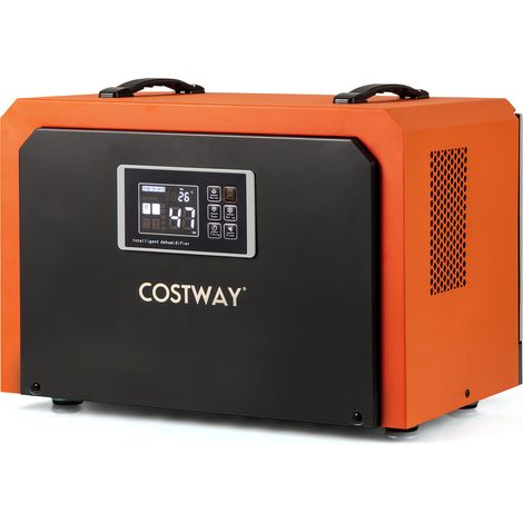 Costway – Déshumidificateur commercial 60 L/jour – Minuterie 24H – Déshumidification jusqu'à 560 ㎡ – Dégivrage automatique – Drainage continu (1/2)