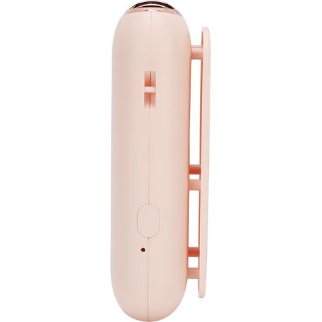 Ventilateur de bureau portable sans pales 3 en 1 - Mini ventilateur de cou USB rechargeable pour la maison et l'extérieur - Rose
