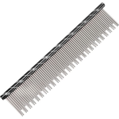 Peigne à poils d'animaux robuste, durable, réutilisable et confortable, à nœuds ouverts, pour chat, noir (1/5)
