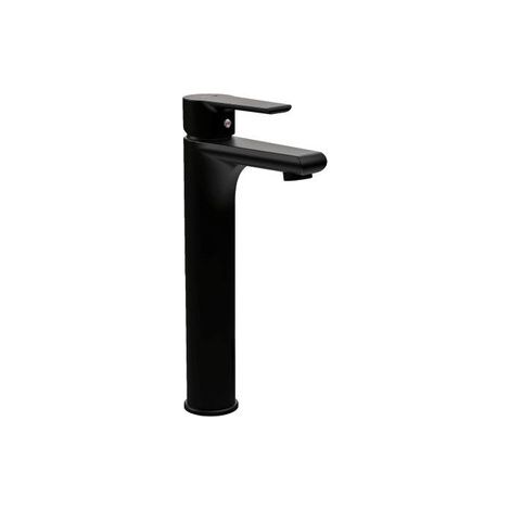 Mitigeur lavabo haut noir NF. Avec vidange Clic Clac (1/2)
