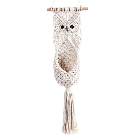 Potter de Fleur Panier Suspendu Plante Crochet, Pot à Fleurs Suspendu, décoration de la Maison Sac en Filet de Pot de Fleurs (1/5)