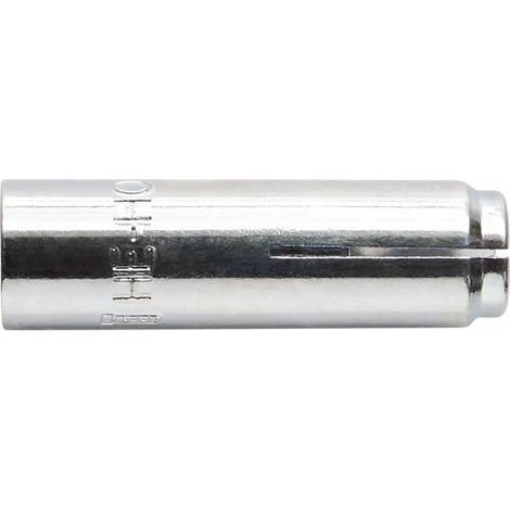 100 chevilles métalliques femelle cône intérieur ATE Option 7 M6 x 25 mm (D. 8 mm) acier zingué - HEHOM06 - (1/3)