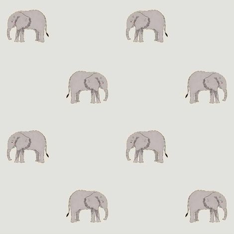 Elephant Wallpaper Sophie Allport Green Animal Pattern Nursery Kids Bedroom (1/4)