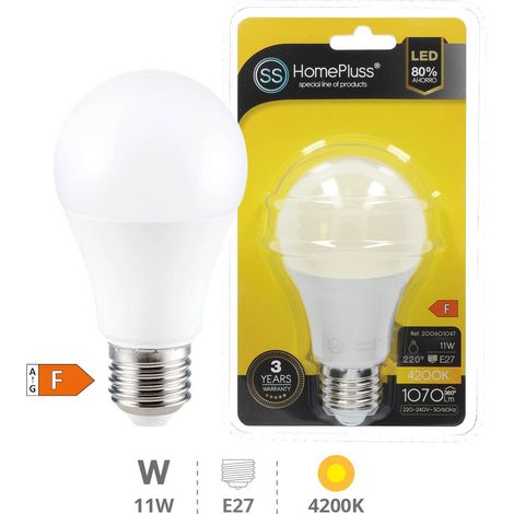 AMPOULE LED E27 STANDARD - 11W BLANC BRILLANT