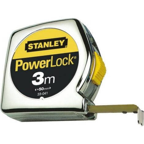 Mètre ruban 3mx19mm Powerlock Classic Métal - STANLEY - 1-33-041 (1/5)