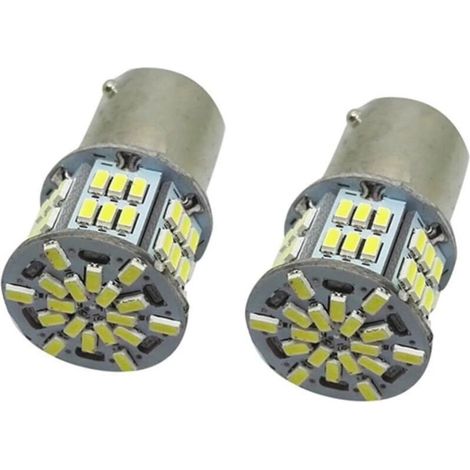 2 Pièces 1156 LED lumière feu stop de voiture 54 smd LED lumière Feu stop 12v-24v 1156 lumière lumière