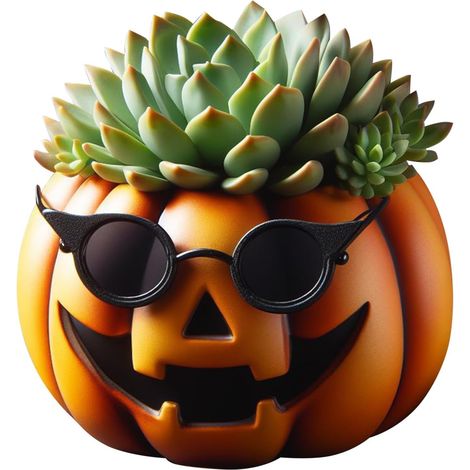 Dekorative Halloween-Blumentöpfe Dekorativer Blumentopf mit Gesicht Halloween-Kürbis-Überpflanzung Herbstdekoration, Kürbisvase, Kürbis, Kürbistopf (1/4)