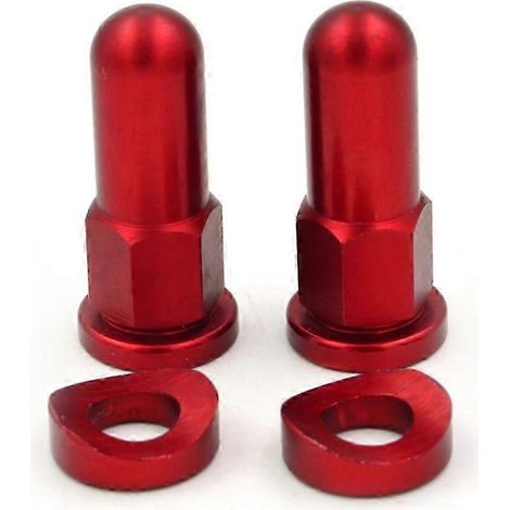 Ensemble de couvercles de réservoir de liquide de frein et d'embrayage pour bloc d'essieu CNC de moto Honda Cr125r Cr250r Crf250r Crf450r Crf450x Cr Crf 250r (écrous de blocage de jante) (1/5)