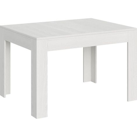 Tavolo Allungabile 120-180x90x77 cm Bibi Bianco Frassino