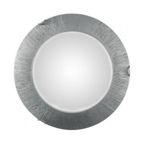 Kolarz MOON - Plafonnier encastré simple en verre Lifestyle Argenté - Finition argent soleil, 2x E27 (1/5)