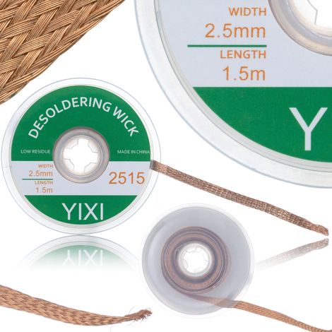 Nastro/treccia dissaldante da 2,5 mm