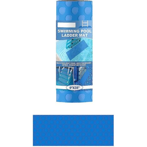 Tapis de protection pour échelle de piscine, tapis de marche d'escalier de piscine, tapis de protection antidérapant pour piscines hors sol et escaliers