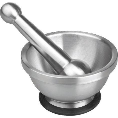 ibili Mortier inox 13,5 cm design moderne durable