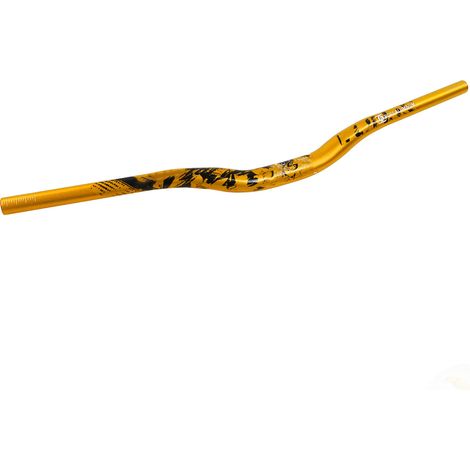 Rehausse-guidon extra longue en alliage d'aluminium 31,8 x 720 mm pour vélo, jaune