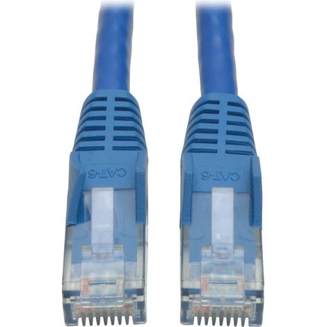 Câbles réseau et DAC EATON TRIPPLITE Cat6 Gigabit Snagless Molded UTP Ethernet Cable RJ45 M/M Blue 5ft. 1.52m