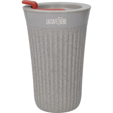 La Cafetière Tasse 'The Beanie' de Tasse à café réutilisable, Tasse de voyage isotherme de avecune poignée confortable et AInsuffisante, 90%Recyclée de Coffee Peel, 227ml