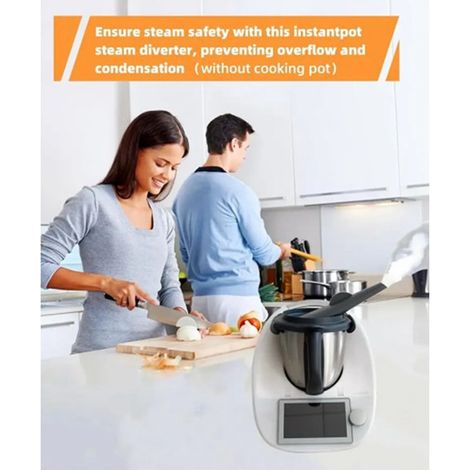 Available in 2 colors: see photo. Material: plastic. Steam (air) diverter for Thermomix TM5/TM6. (1/5)