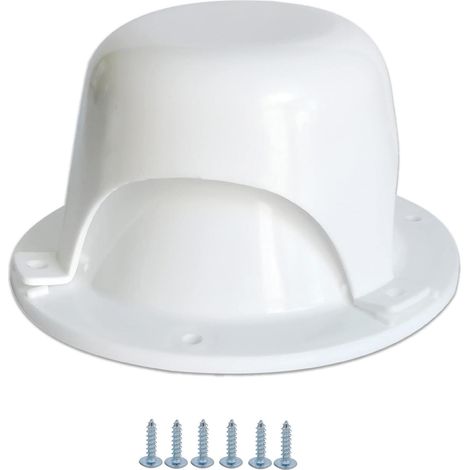 Accessoires pour VR : Couvercle/bouchon de ventilation de toit - Ce bouchon de ventilation offre une protection contre le vent et la pluie et est livré avec 6 vis blanches. (1/5)