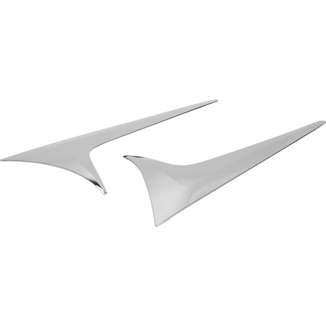 2 verchromte Heckseitenspoiler für Mazda CX-5 KF (2017–2021), 2-teiliges Set, verchromter Fensterspoiler, direkter Ersatz, Hochglanzlackierung (1/5)