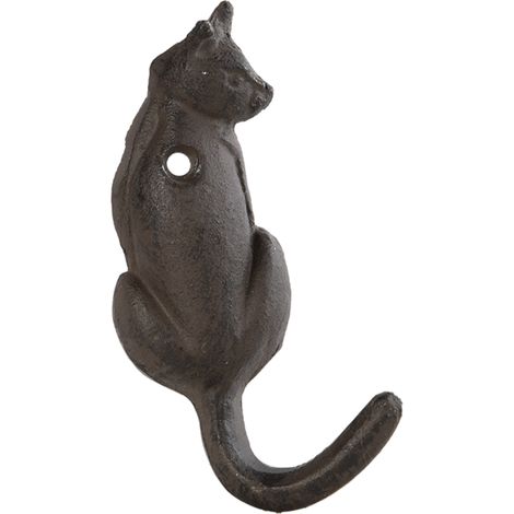 Esschert Design Garderobenhaken Katzenschwanz mit nach rechts geneigten Kopf