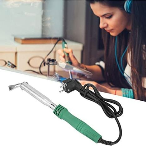 Soldador eléctrico de 150 W, herramienta de soldadura de cabeza plana (enchufe europeo) (1/5)