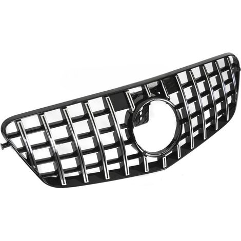 Grille calandre Mercedes classe E W212 de 2009 a 2013 Look GT Noir Chrome-42695351 (1/4)