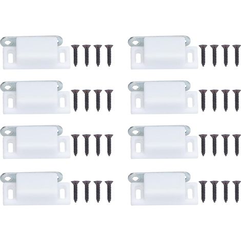 Lot de 8 loquets porte placard, amortisseurs pour placards et armoires (1/5)