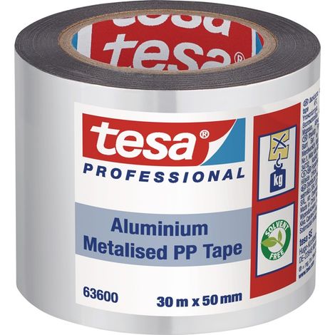 TESA Aluminiumklebeband 63600 ohne LinerLänge 30 m Breite 50 mm (1/2)