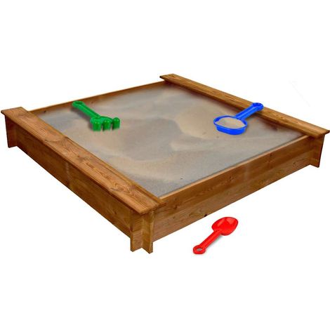 Sandkasten Holz Quadratisch