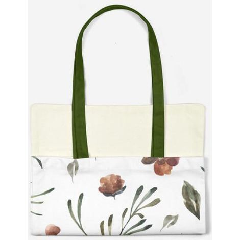 Sac Shopping - Coton - 34x40 cm - Anses Longues - 1 Pièce (1/4)