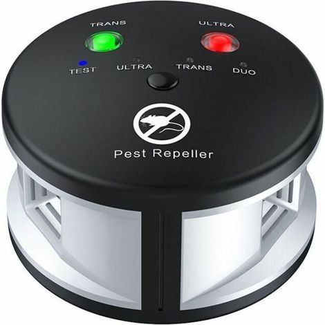 Répulsif à ultrasons triple pour souris, rats, rongeurs et écureuils (1/4)