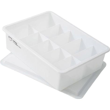 Boîte de rangement pour chaussettes, sous-vêtements et lingerie, bacs de rangement, séparateurs, organisateur de tiroir multifonction pour soutien-gorge et lingerie-White 10 grids (1/5)