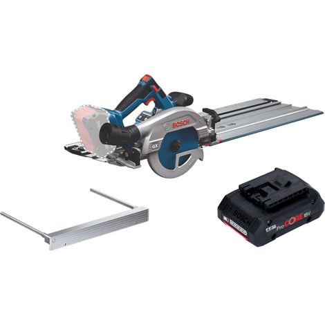 Segatrice circolare a batteria Bosch GKS 18V-57-2 GX Professional 18 V 165 mm Brushless + 1x batteria ProCORE da 4,0 Ah + guida di taglio - senza caricabatterie (1/5)