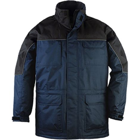 Parka da lavoro impermeabile Coverguard Ripstop Marina / Nero M
