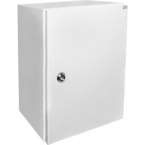 Contenitore metallico 400x300x250mm IP66 con piastra etibox GT 40-30-25 001102107