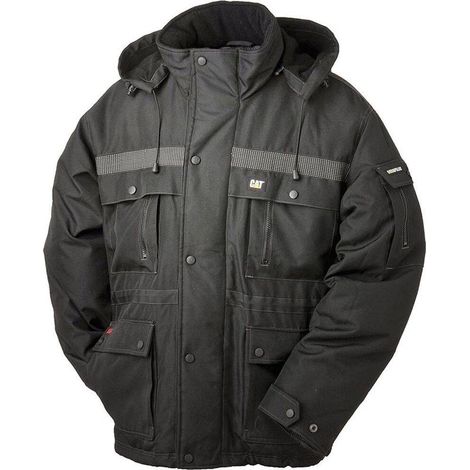 Parka de pluie Heavy CATERPILLAR C-432 - Noir - XL (1/4)