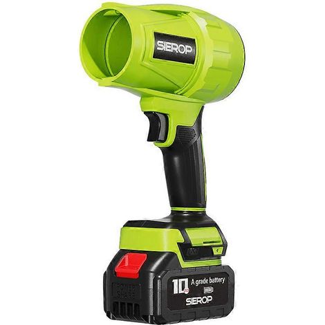 Souffleur turbo sans fil, souffleur de feuilles, ventilateur turbo puissant, moteur sans balais en cuivre pur. Poussée du vent de 1000 G.
