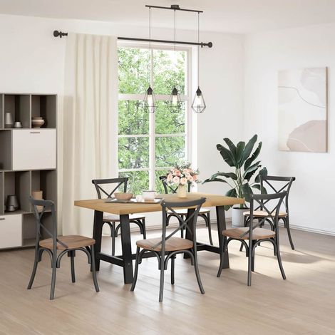 Maison Exclusive - Esstisch NOAIN A-Form-Beine 160x90x75 cm Massi