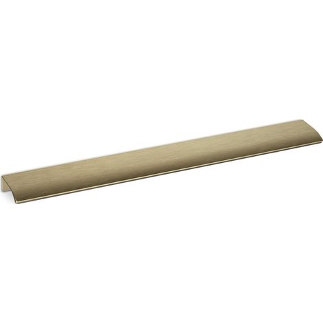 Griffleiste BLANKETT ALEX 350 x 18 x 42 mm Aluminium Messingoptik gebürstet