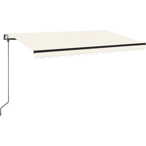 Maison Exclusive - Markise Automatisch Einziehbar 450x350 cm Crem