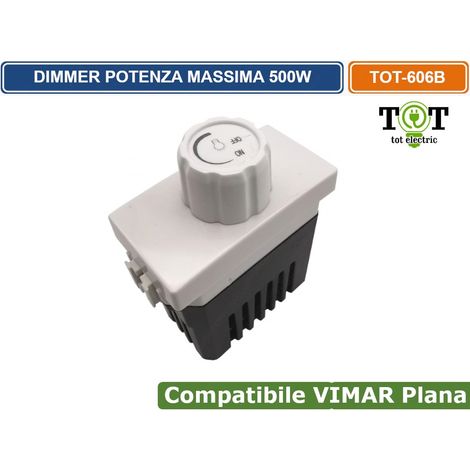 Frutti bianco compatibili con vimar plana Interruttori prese pulsanti Dimmer