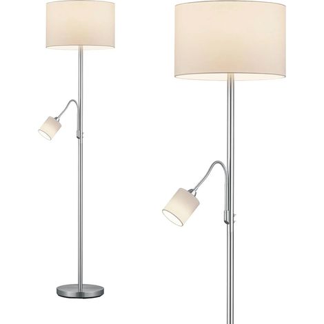 Lampadaire avec liseuse flexible e27 e14 blanc tissu ip20 - trio - hotel 44391528 44391528 44391528 44391528 44391528 44391528 44391528 44391528 (1/5)