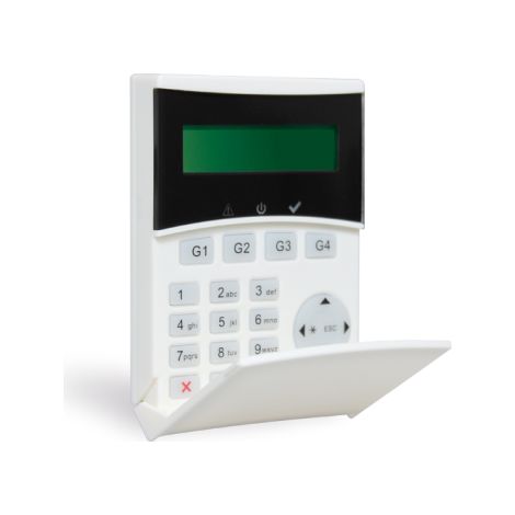 TASTIERA AMC K-LCD LIGHT PLUS compatta con 2 linee IN/OUT programma