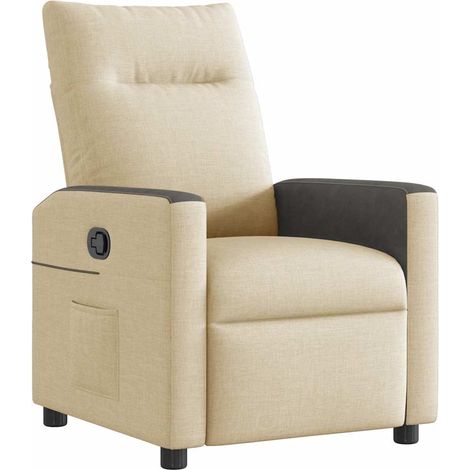 Maison Exclusive - Relaxsessel Creme Stoff