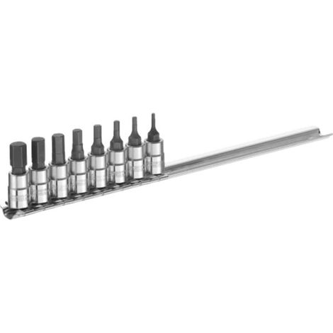 Expert 8 PIECE 1/4'  HEX BIT SOCKET SET